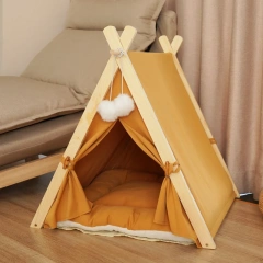 Winter Pet tent, Christmas dog house, cat house, all year round, cat delivery room, pine wood for winter warmth, cat tent