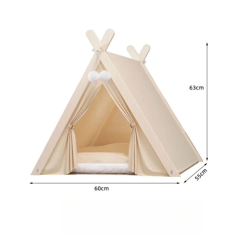Winter Pet tent, Christmas dog house, cat house, all year round, cat delivery room, pine wood for winter warmth, cat tent