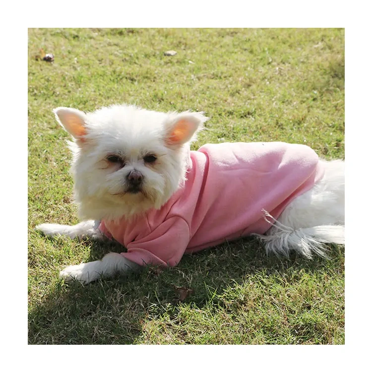 Wholesales Pet Dog Custom Clothes Plain Blank Dog Hoodie Pet Clothes