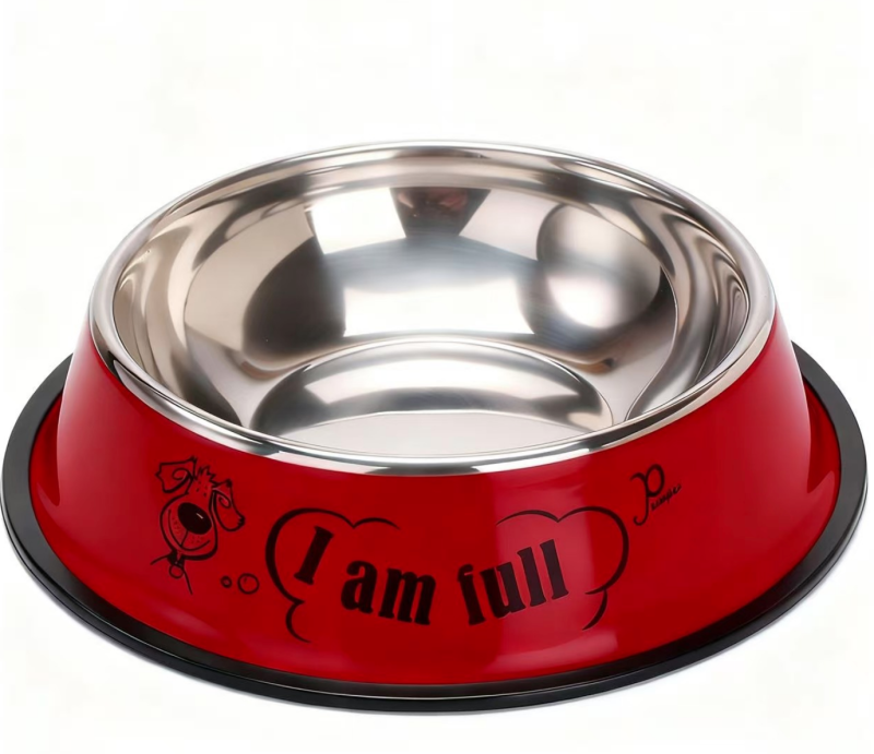 Stainless Steel Dog Cat Food Bowl Pet Feeding Bowl