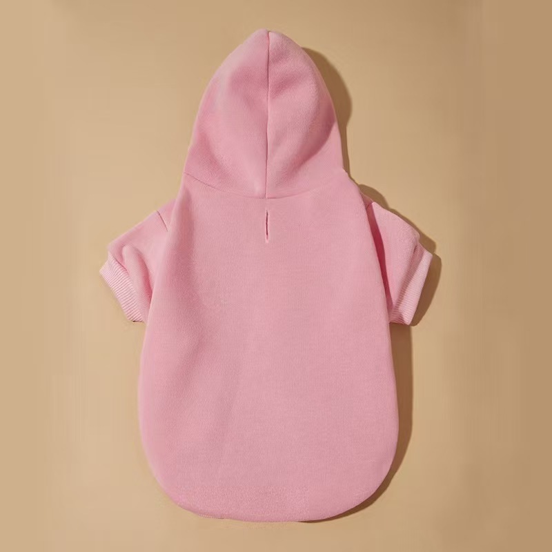 Classic Cotton Fleece Dog Sweater Hoodies Customizable
