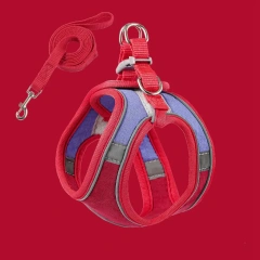 Anti-leak For Cat Puppy,Rabbit Soft Vest Harness Dog Leash Adjustable Cat Collar Cat Accessories Cat Harness Pets Vest