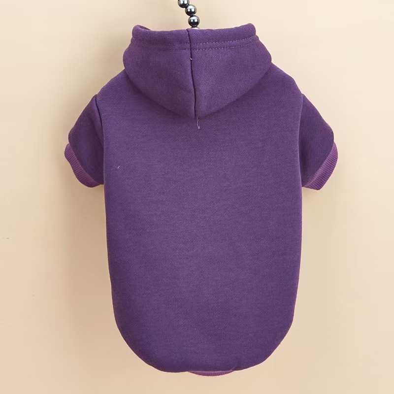 Classic Cotton Fleece Dog Sweater Hoodies Customizable