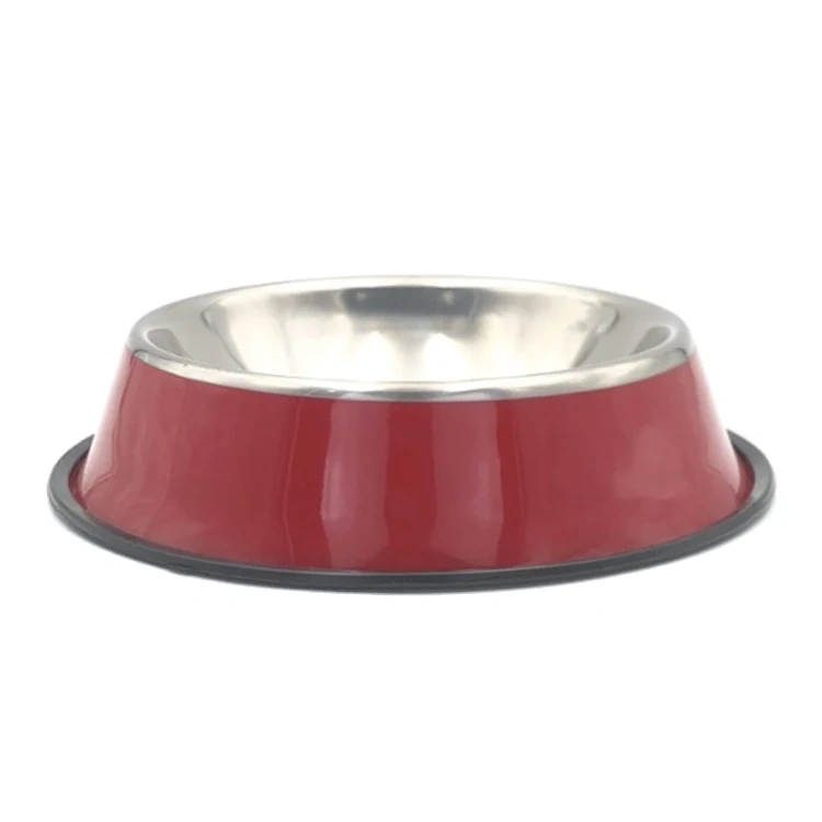 Stainless Steel Dog Bowl Custom Printed Pet Food Cat Water Feeder Bowls