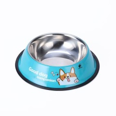 Stainless Steel Dog Cat Food Bowl Pet Feeding Bowl
