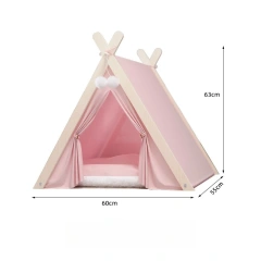Winter Pet tent, Christmas dog house, cat house, all year round, cat delivery room, pine wood for winter warmth, cat tent