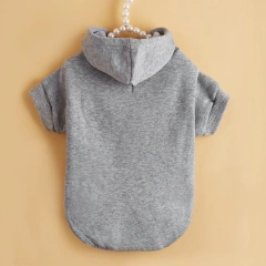 Wholesale Classic Cotton Fleece Dog Sweater Hoodies Customizable Print for Small and Medium-sized Pets for Spring