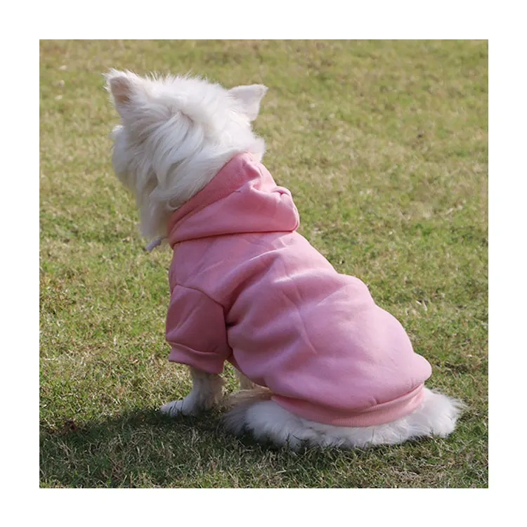Wholesales Pet Dog Custom Clothes Plain Blank Dog Hoodie Pet Clothes