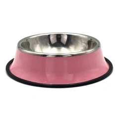 Stainless Steel Dog Bowl Custom Printed Pet Food Cat Water Feeder Bowls