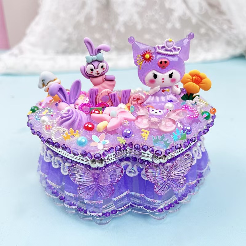 Girl's Gift Kit for Children's DIY Crafts, Desktop Organizer, Jewelry Box
