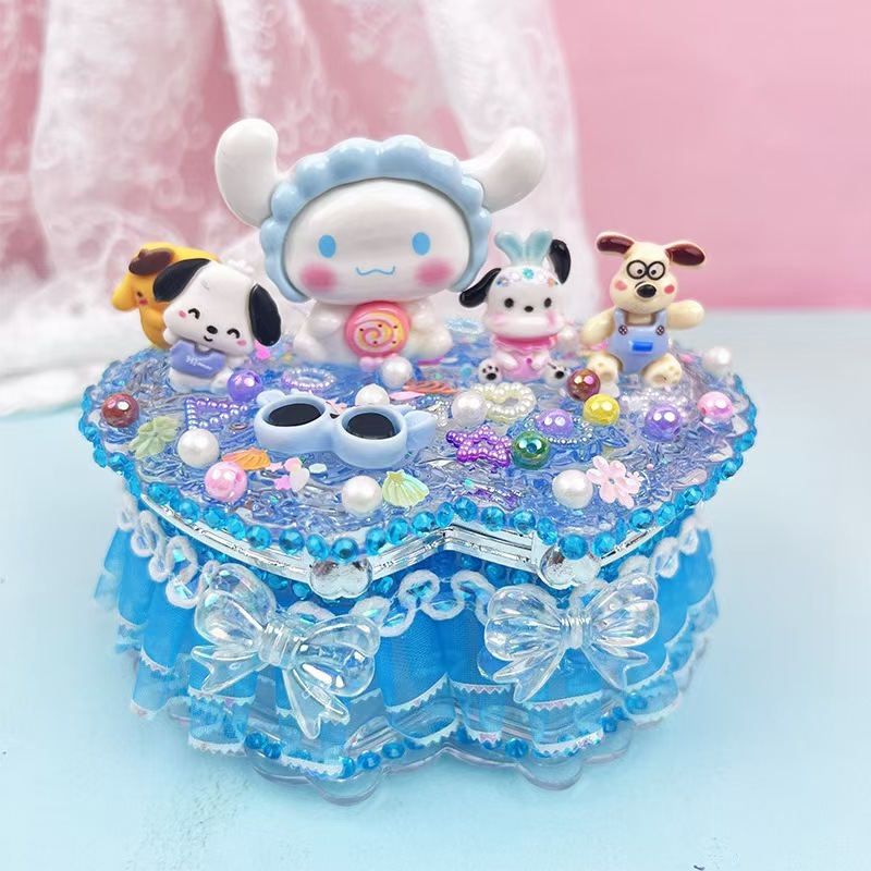 Girl's Gift Kit for Children's DIY Crafts, Desktop Organizer, Jewelry Box