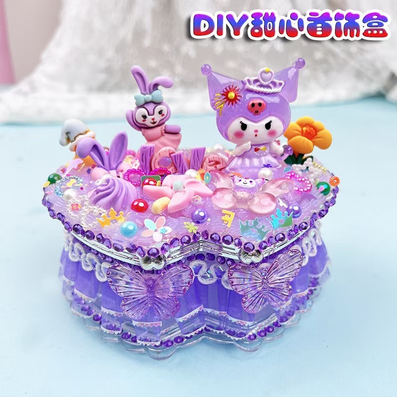 Girl's Gift Kit for Children's DIY Crafts, Desktop Organizer, Jewelry Box