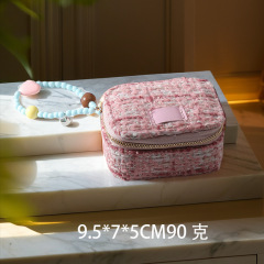 Portable Mini Velvet Jewelry Organizer Travel Pouch for Rings, Pendants & Bracelets