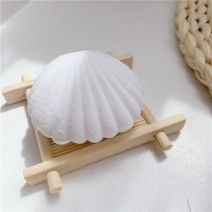 1 Piece Lovely Clamshell Gift Box Holder Jewelry Box Case Velvet Wedding Ring Box for Earrings Necklace Display & Packaging