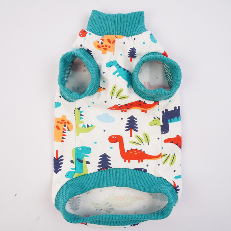 Pet Post-Operative Recovery Suit for Cats Small Dogs Classic Cute Breathable