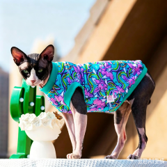 Hairless cat summer short-sleeved vest