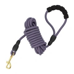 5M/10M Dog Leashes Long Pet Leash Puppy Walk Training Round Rope For Small Medium Big Dog with Foam Handle