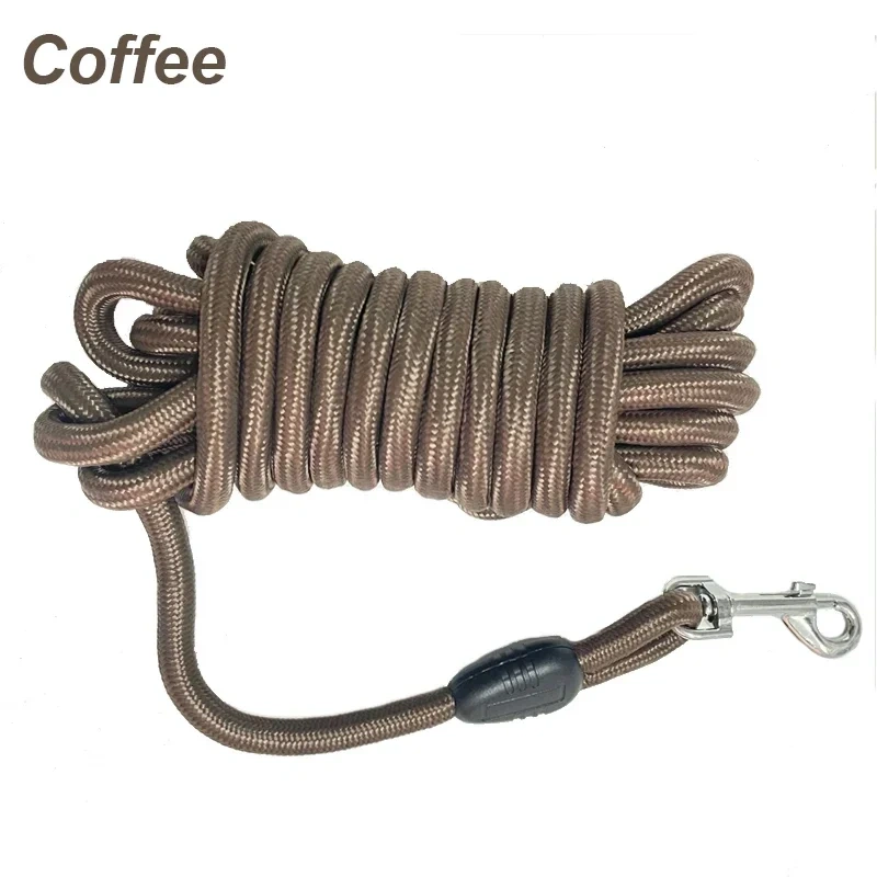 5M/10M/15M Heavy Duty Nylon Dog Leash - Ideal for Recall & Agility Training Tailored, Suitable for Medium to Large Dogs