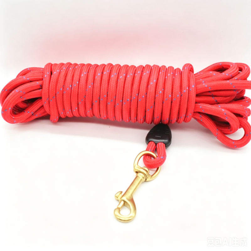 Copper hook style-5M/10M/15M Heavy Duty Nylon Pet Leash - Ideal for Recall & Agility Training Tailored