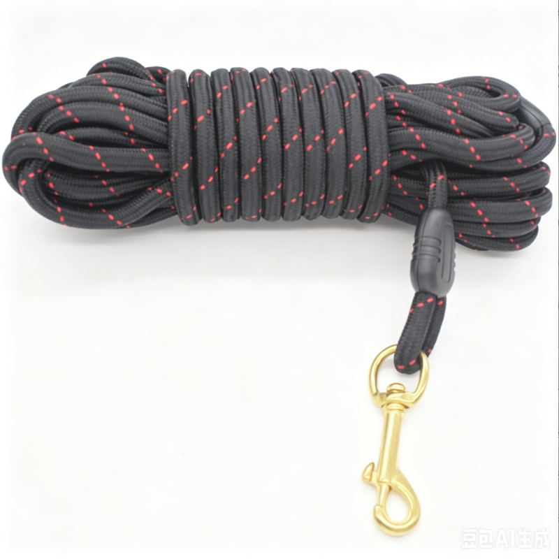Copper hook style-5M/10M/15M Heavy Duty Nylon Pet Leash - Ideal for Recall & Agility Training Tailored