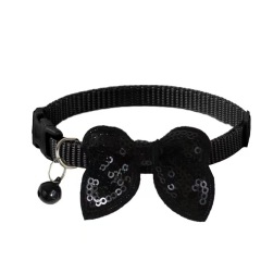 Pet sequin collar