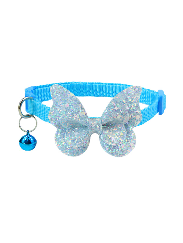Pet sequin collar