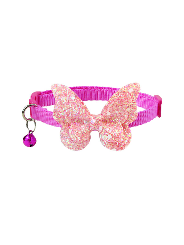 Pet sequin collar