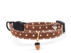 Cat polka dot collar