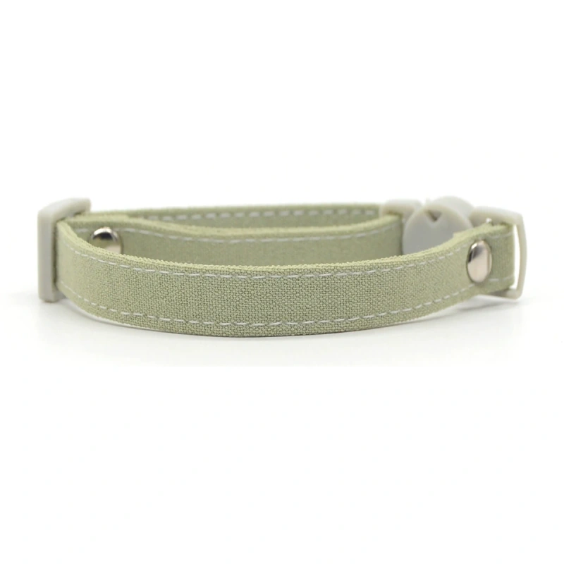 Pet Breakaway Cat Collar, Safe Cute Cotton and Linen Material Adjustable Small Dog kittens Collars for Cats puppy