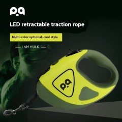 3m/5m Adjustable Pet Leash Max Bear 50KG Dog Rope Portable Pet Traction Rope LED Retractable Leash Holder Dog Leash