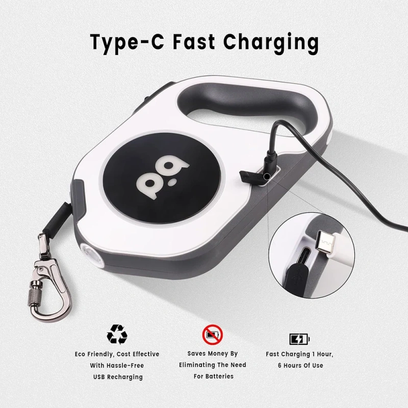 5M Automatic Retractable Big Dog Leash for Medium Large Dogs LED Lighting Durable Pet Walking Nylon Lead Rope mascotas Leashes