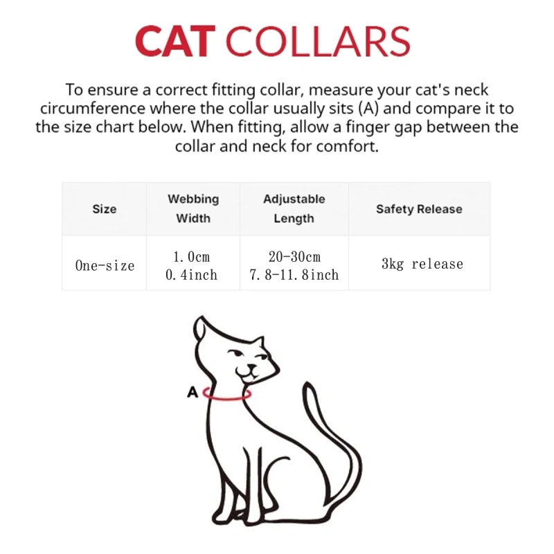 Pet Breakaway Cat Collar, Safe Cute Cotton and Linen Material Adjustable Small Dog kittens Collars for Cats puppy