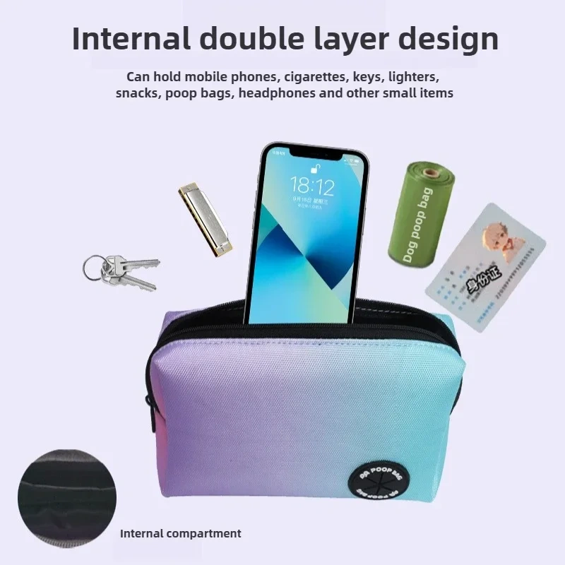 Stretchable dog walking rope, optional waist bag, hands-free running leash, explosion-proof punch  for medium and large dogs