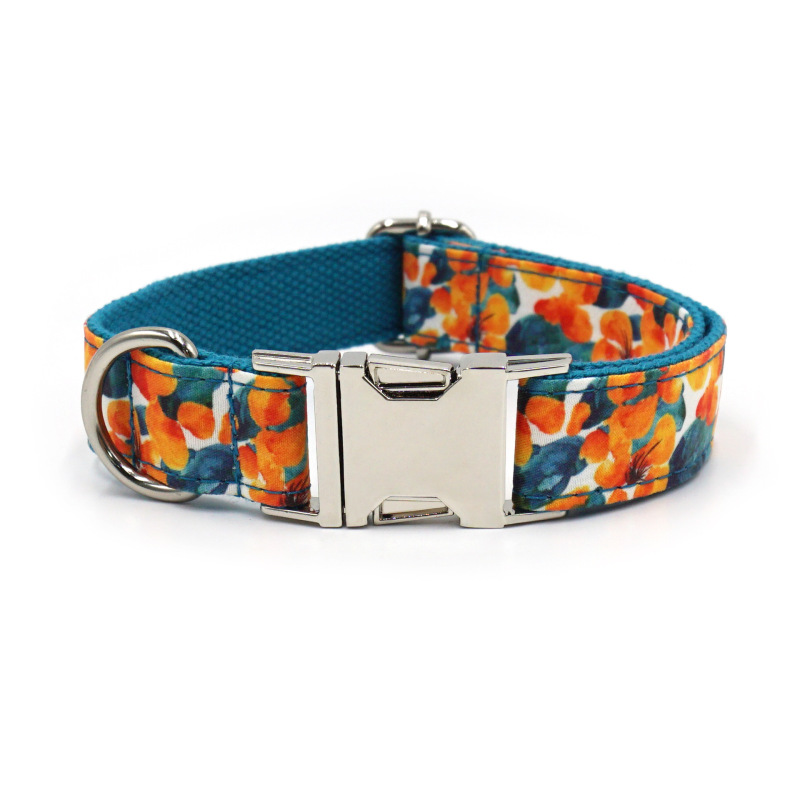 Pet dog printed collar