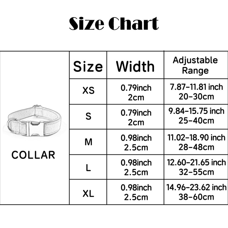 Pet dog printed collar