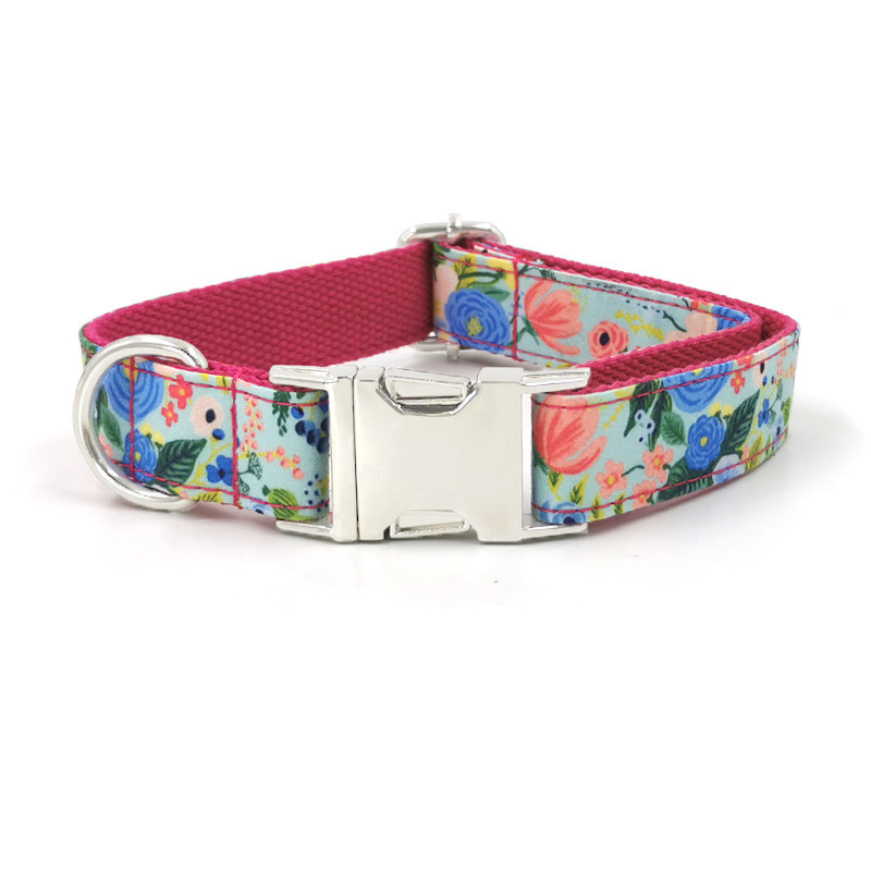 Pet dog printed collar