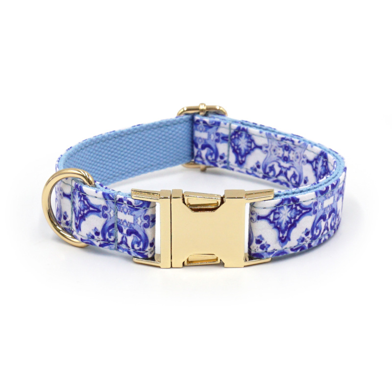 Pet dog printed collar