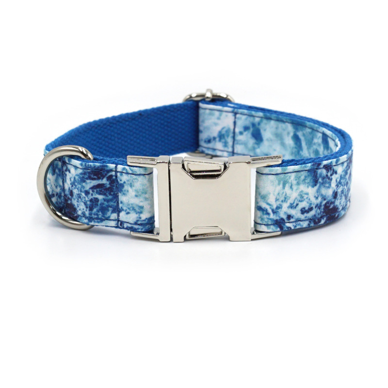 Pet dog printed collar