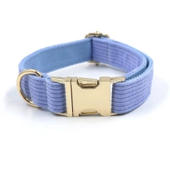 Multi Colors Corduroy Dog Cat Autumn Collars Custom Name Phone Number Puppy Necklace Adjustable Pet Leads Collar