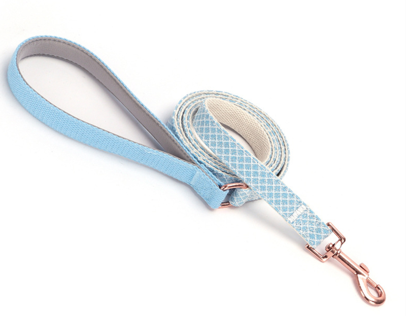 Personalized Engravable Luxury Polyester Pet Collar Set
