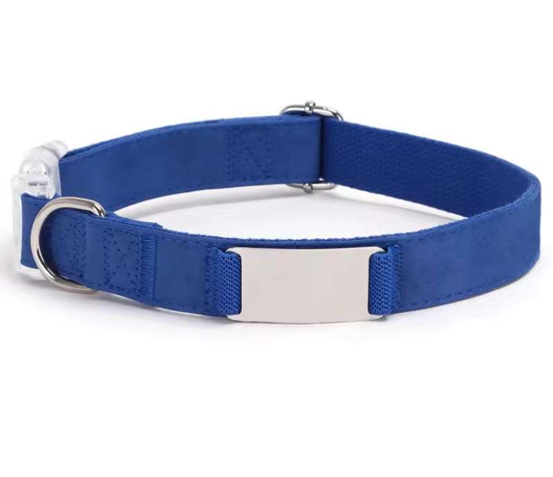 Engraved Cartoon Padded Soft Pet Collar