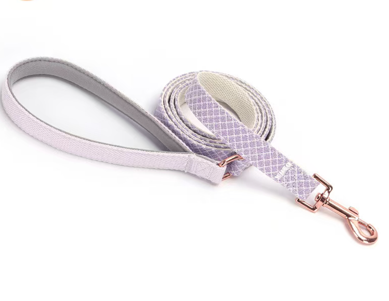 Personalized Engravable Luxury Polyester Pet Collar Set
