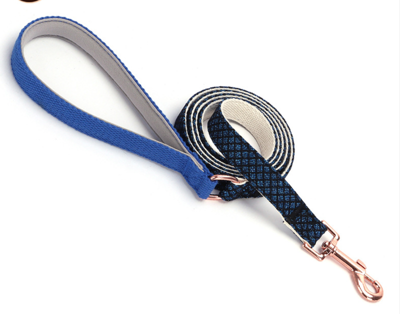 Personalized Engravable Luxury Polyester Pet Collar Set