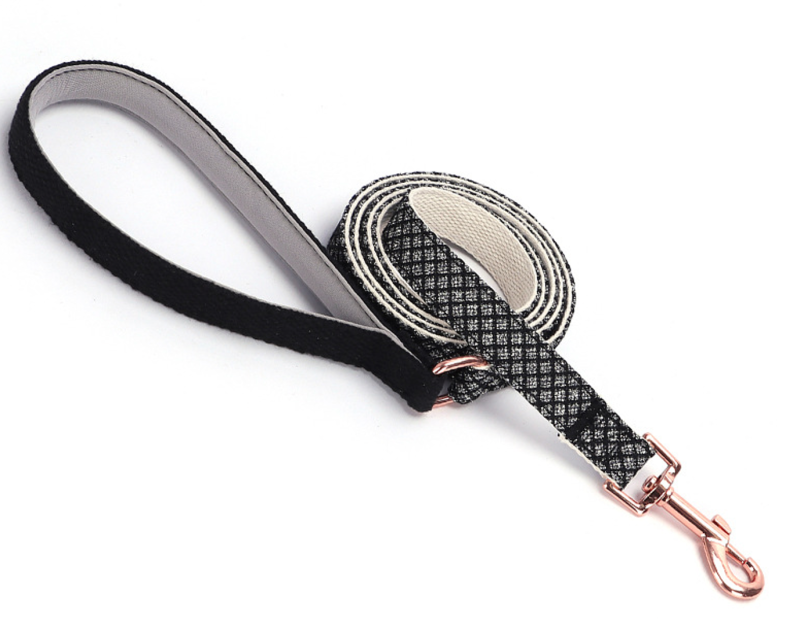 Personalized Engravable Luxury Polyester Pet Collar Set