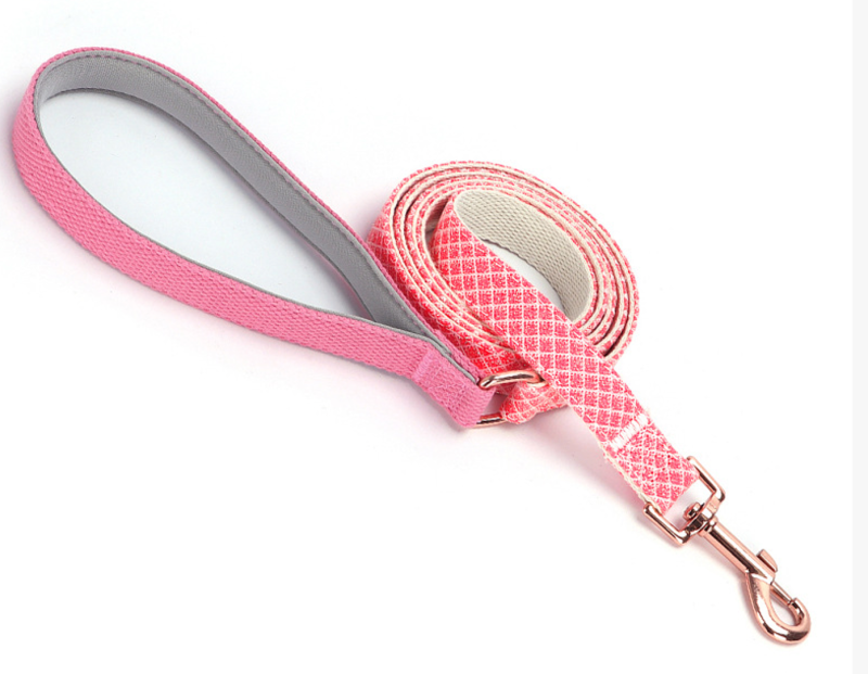 Personalized Engravable Luxury Polyester Pet Collar Set