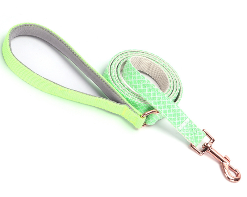 Personalized Engravable Luxury Polyester Pet Collar Set