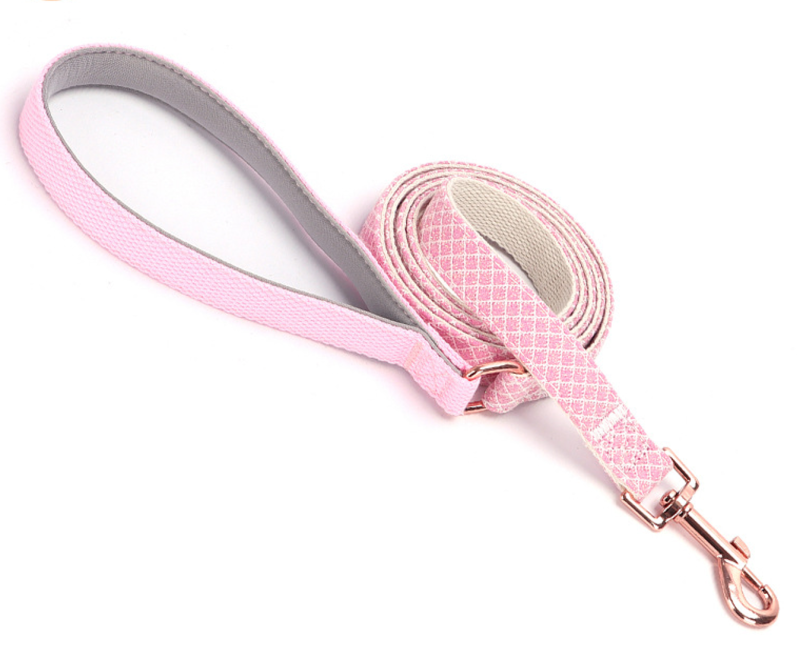 Personalized Engravable Luxury Polyester Pet Collar Set