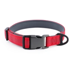 Reflective Dog Collar For Medium Large Dogs Soft Neoprene Padded Nylon Sturdy Adjustable Pets Collar for Medium Large Dogs