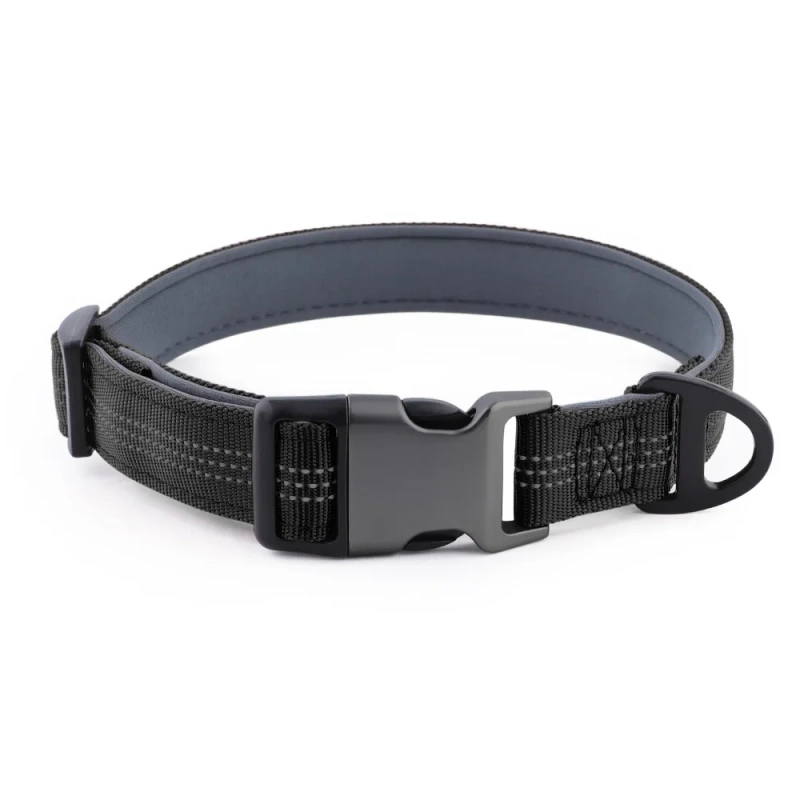 Reflective Dog Collar For Medium Large Dogs Soft Neoprene Padded Nylon Sturdy Adjustable Pets Collar for Medium Large Dogs