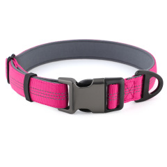 Reflective Dog Collar For Medium Large Dogs Soft Neoprene Padded Nylon Collar for Medium Large Dogs